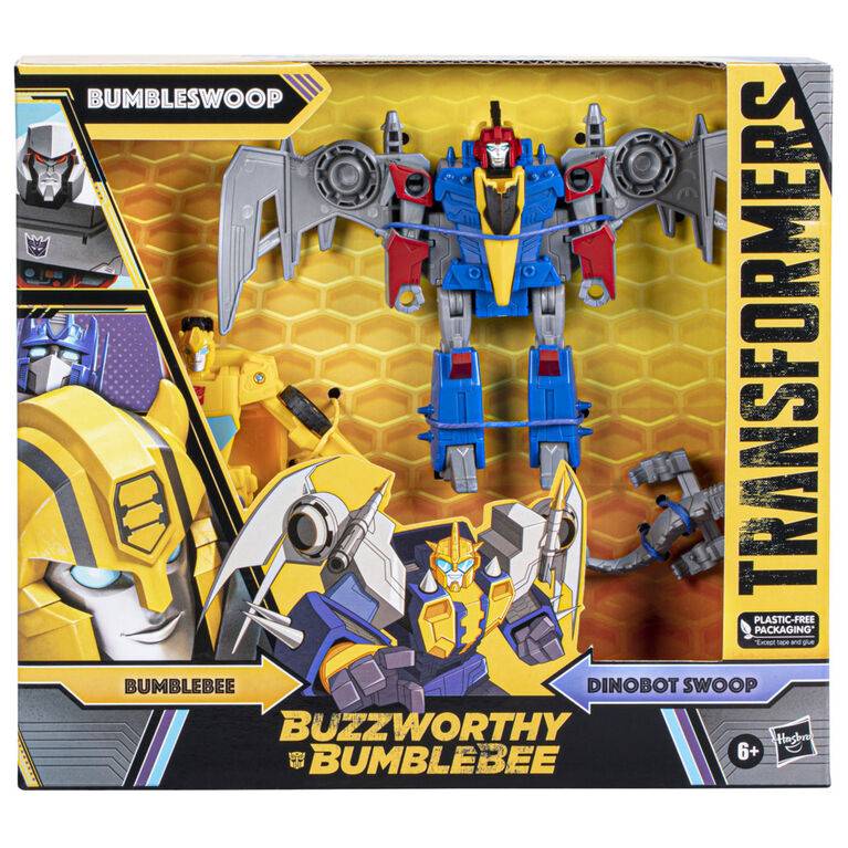 Transformers Buzzworthy Bumblebee and Dinobot Swoop