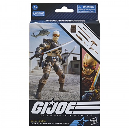 G.I.Joe Classified Series 6 inch Desert Commando Snake Eyes #92