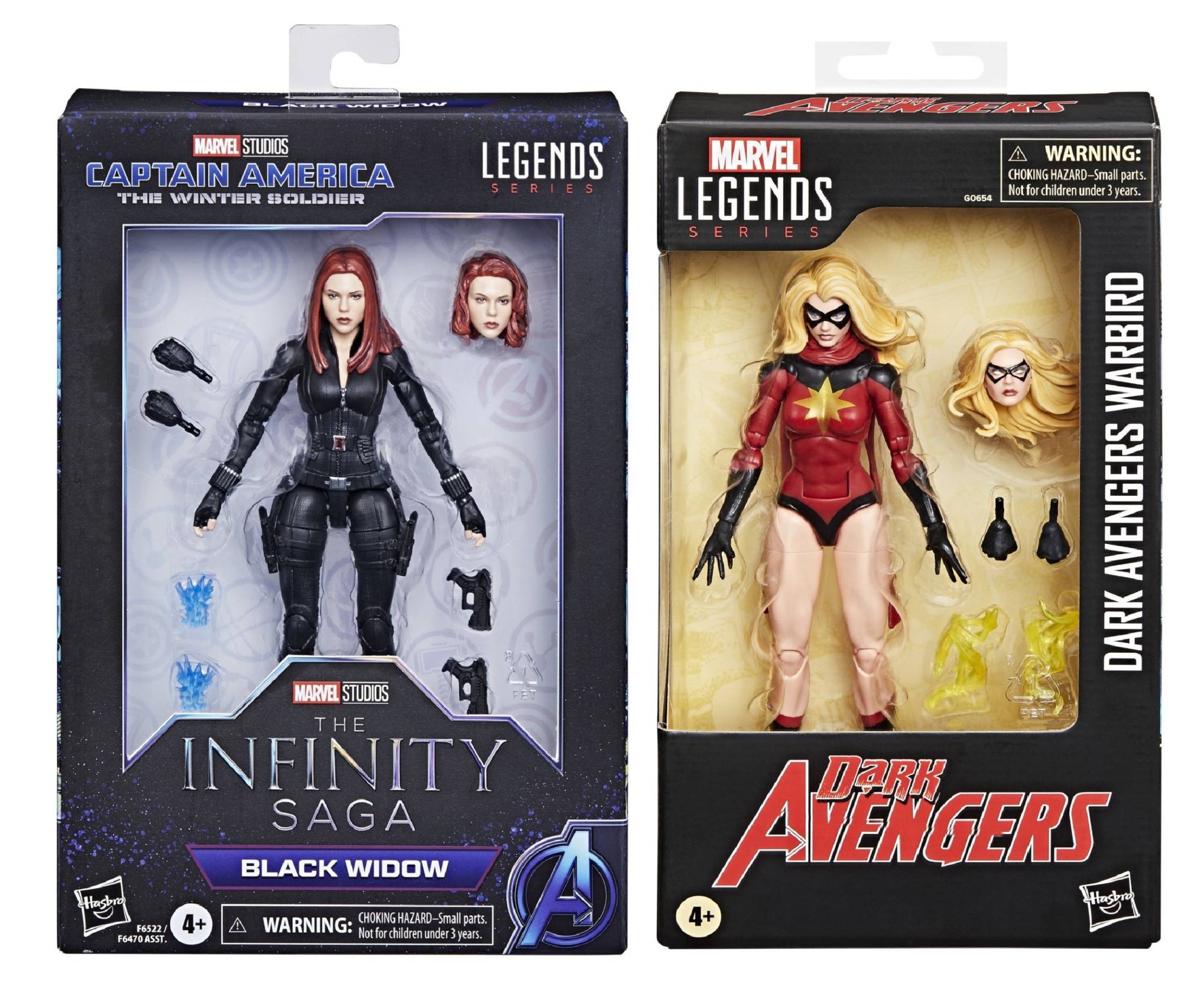 Marvel Legends Infinity Saga Black Widow & Dark Avengerd Warbird