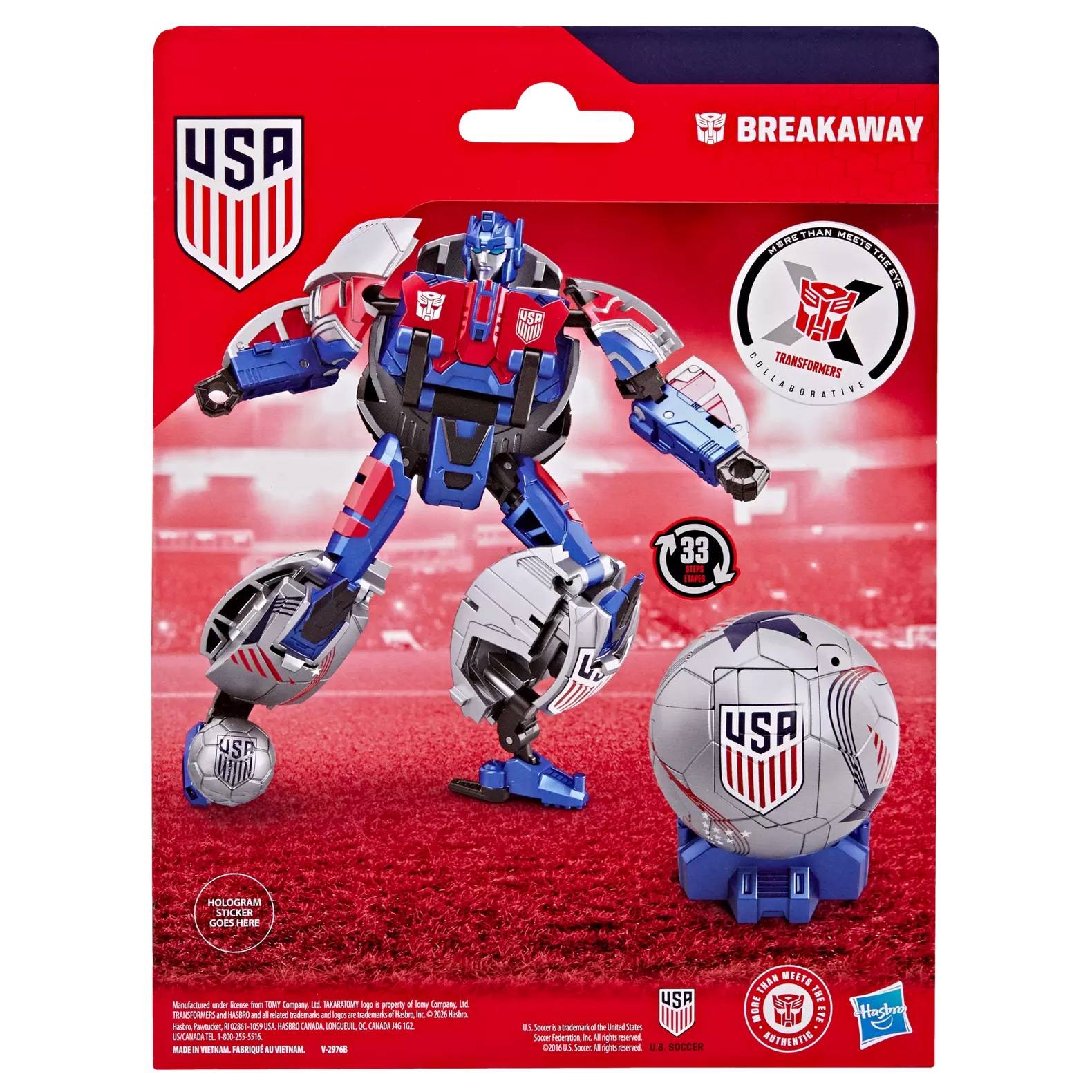 Transformers X Collaboration USA Soccer Breakaway
