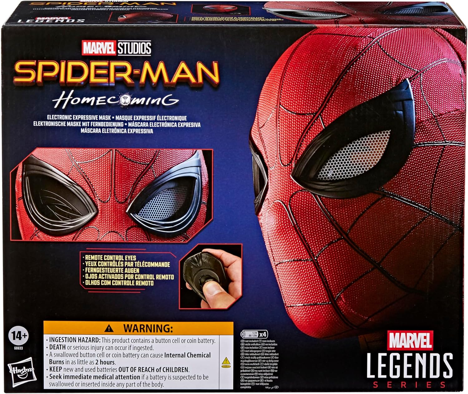 Marvel Legends Gears Spider-Man Home Coming - Spiderman Mask